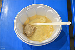 伊東温泉ブース つみれ汁 試食