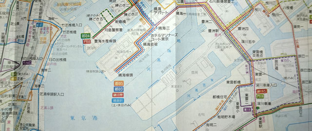 1999年(平成11年)都営バス路線図